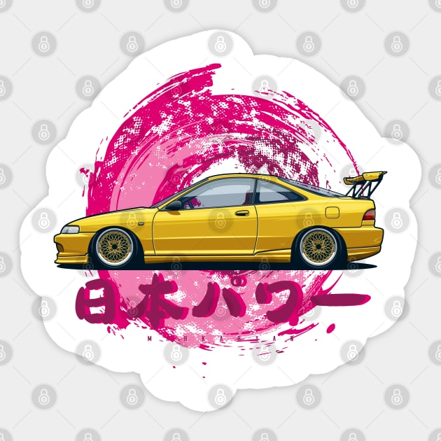 DC2 Sticker by Markaryan